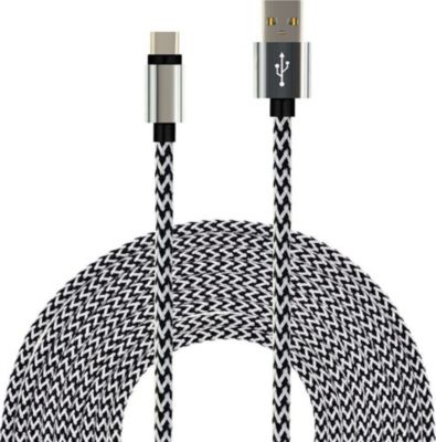 Prise HOBBYTECH Câble USB tressé Nylon 2.0 vers USB type