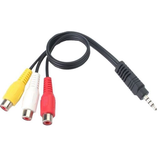 Cabling - CABLING® Cable adaptateur jack 3.5 male vers iphone male 1M iphone  7, 8, x - Convertisseur Audio et Vidéo - Rue du Commerce