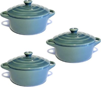 Mini cocotte HOBBYTECH Lot de 3 Minis cocottes Grise