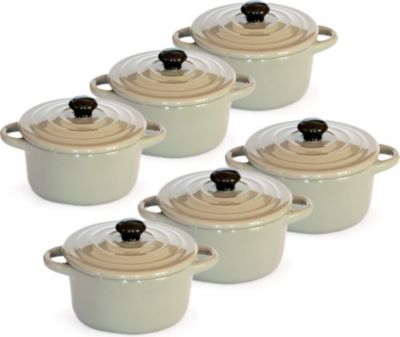 Mini cocotte HOBBYTECH Lot de 6 Minis cocottes Grise