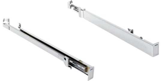 Rails télescopiques MIELE Paire de rails coulissants FlexiClips Pe
