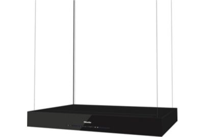 Hotte décorative îlot MIELE DA 6708 D Aura Edition 6000 Noir obsid.