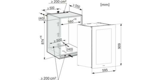 Cave à vin encastrable MIELE KWT6422iG-1 obsw