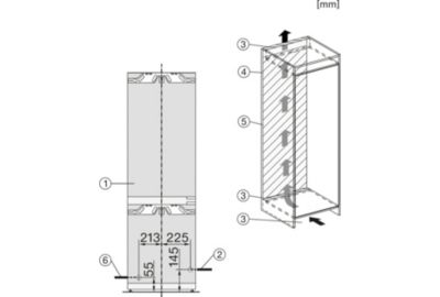 Réfrigérateur combiné encastrable MIELE KFN 7795 C