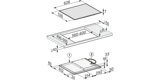 Table Induc MIELE KM 7361 FR