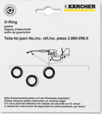 Pièce détachée KARCHER JEU DE BAGUE ETANCHEITE VENDU PAR 3