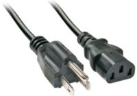 Câble alimentation LINDY Câble électrique secteur  USA noir 3m