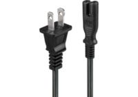 Câble alimentation LINDY Câble électrique secteur IEC C7  USA 2m