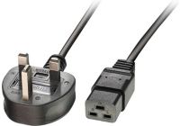 Câble alimentation LINDY Câble électrique secteur IEC C19  UK 2m