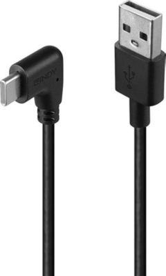 Câble USB LINDY Câble USB 2.0 vers USB-C coudé - 1m