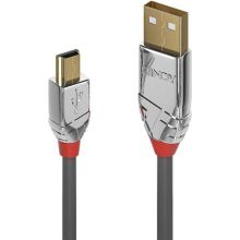 Câble USB LINDY Câble USB 2.0 vers Mini USB B mâle Cromo