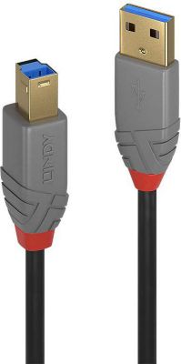 Câble USB LINDY Câble USB 3.2 AB 5Gbps An 3 mètres