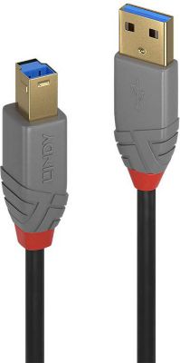 Câble USB LINDY Câble USB 3.2 AB 5Gbps An 3 mètres