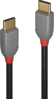 Câble USB LINDY Câble USB 2.0 Type C 3A Anthra Line 3m Câble USB LINDY Câble USB 2.0 Type C 3A Anthra Line 3m