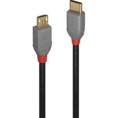 Câble USB LINDY Câble USB 2.0 Type C vers Micro USB type