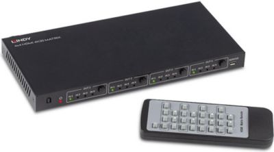 Switch HDMI LINDY Matrice HDMI 4 entrées 4 sorties 4K30