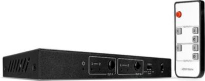 Switch HDMI LINDY Matrice HDMI 2 entrées 2 sorties 4K60