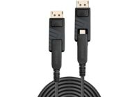 Câble DisplayPort LINDY 1.4 Hybride Fibre Optique connecteurs DP