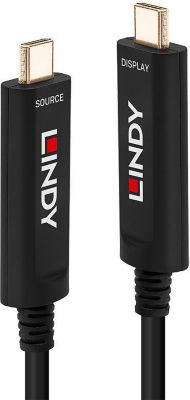 Câble USB LINDY Câble Fibre Optique USB C Vidéo 15m