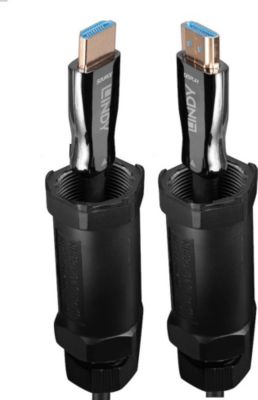 Câble HDMI LINDY Câble HDMI 2.1 blindé sur fibre 4K 10m Câble HDMI LINDY Câble HDMI 2.1 blindé sur fibre 4K 10m