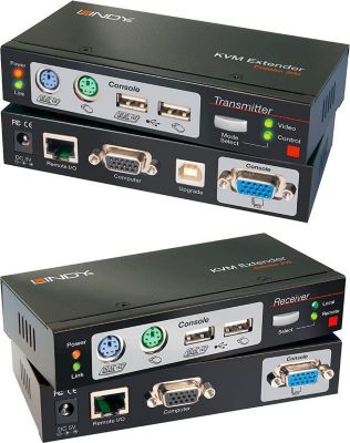 Extendeur LINDY KVM VGA + USB sur RJ45 300m