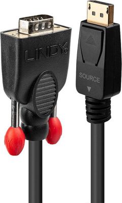  LINDY Câble DisplayPort vers VGA 0.50m LINDY Câble DisplayPort vers VGA 0.50m
