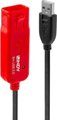 Rallonge USB LINDY Rallonge USB 2.0 amplifiée Pro 8m