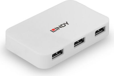Hub LINDY Hub USB 3.0 Basic 4 ports Blanc Hub LINDY Hub USB 3.0 Basic 4 ports Blanc