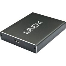 Boitier PC LINDY Boîtier USB 3.1 Gen 2 Dual SSD M.2 RAID