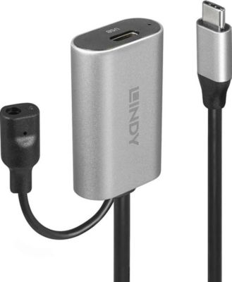 Extendeur LINDY Extendeur USB-C 3.2 amplifiée 5 mètres Extendeur LINDY Extendeur USB-C 3.2 amplifiée 5 mètres