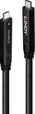 LINDY Câble USB 3.2 hybride DP 1.4 4K - 15m