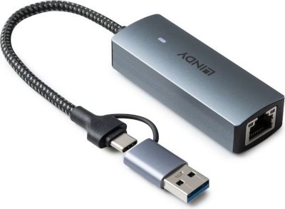 LINDY Convertisseur USB-C RJ45 5Gb