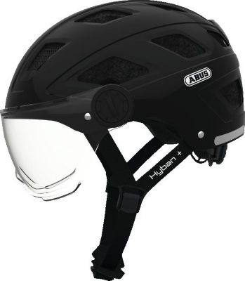 Casque WEGOBOARD Casque ABUS Hyban + Noir avec LED Arrièr Casque WEGOBOARD Casque ABUS Hyban + Noir avec LED Arrièr