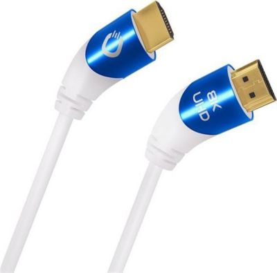 Câble HDMI OEHLBACH Shape Magic UHD 90 Blanc (2 m)