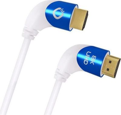 Câble HDMI OEHLBACH Shape Magic UHD 90 Blanc (1,5 m)