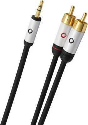 Câble Jack/RCA OEHLBACH I-Connect Jack RCA Noir (5 m)