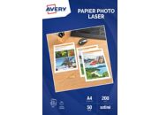 Papier photo AVERY 50 Feuilles papier photo brillant laser