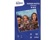 Papier photo AVERY 50 Photos brillantes A4 160g/m*2