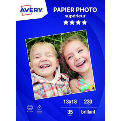 Papier photo AVERY 35 Photos brillantes A4 180g