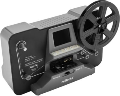 Scanner portable REFLECTA Film Scanner- Super 8 Normal 8 Black