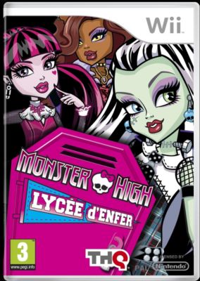 Jeu Wii THQ Monster High : Lycée d'enfer Reconditionné Jeu Wii THQ Monster High : Lycée d'enfer Reconditionné