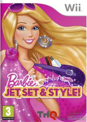 Jeu Wii THQ BARBIE JET SET et STYLE