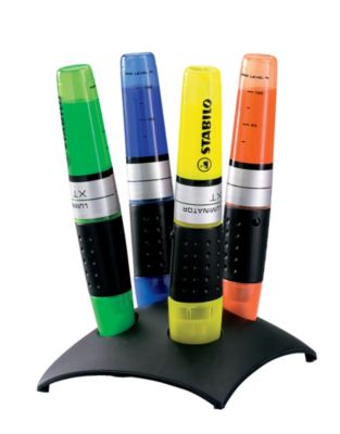 Ecriture STABILO Pack 4 surligneurs LUMINATOR+support Ecriture STABILO Pack 4 surligneurs LUMINATOR+support