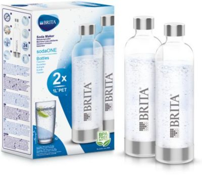 Pack de 2 bouteilles en verre BRITA sodaTRIO