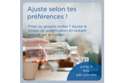 Bouteilles sodaONE pour gazéificateur d'eau BRITA