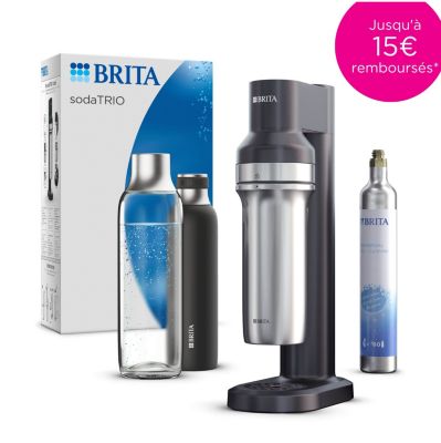 Machine à soda BRITA sodatrio noire