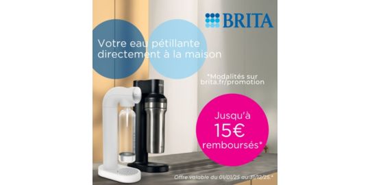 Machine Soda BRITA sodatrio noire