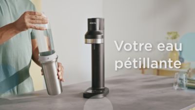 Voir la vidéo pour Machine à soda BRITA sodatrio blanche