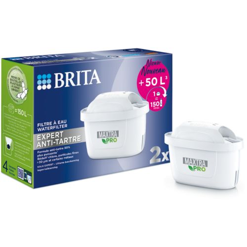 Cartouche pour carafe filtrante MAXTRA PRO Extra antitartre – pack 12 -  Filtre à eau Brita