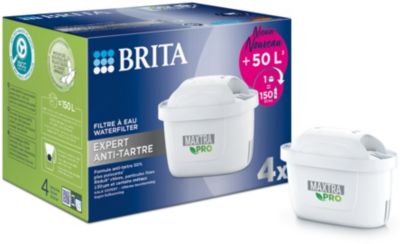Cartouche filtrante BRITA maxtra pro expert anti tartre pack de 4